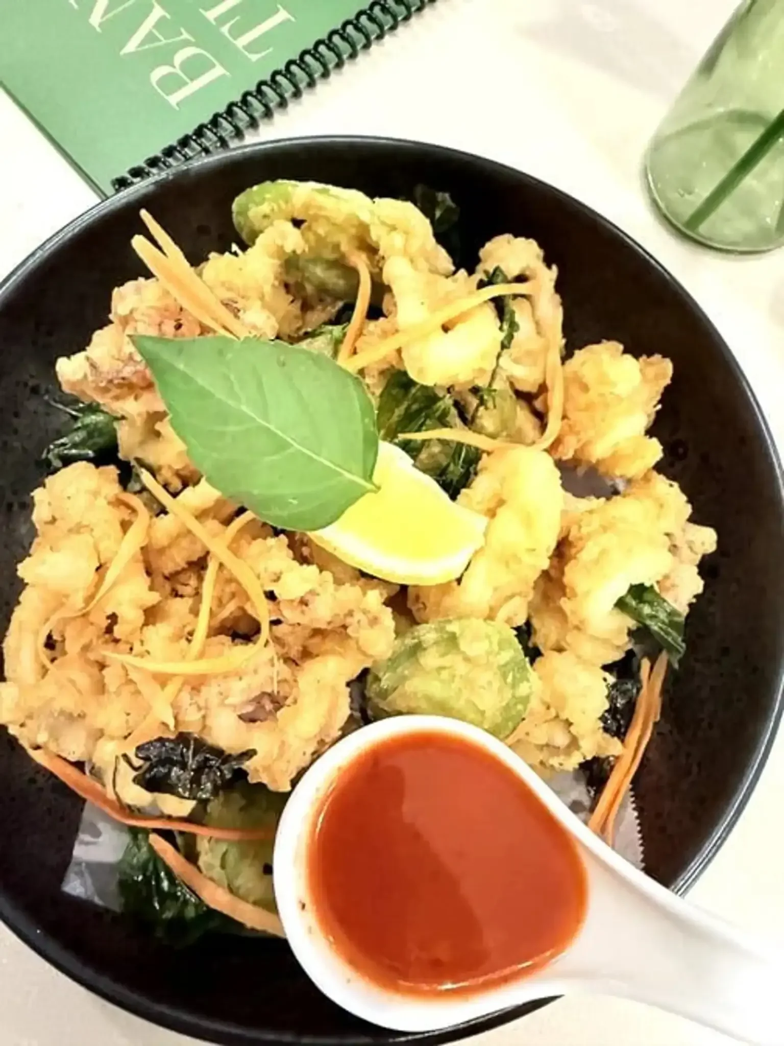 Crispy Calamari - Golden fried calamari with dipping sauce