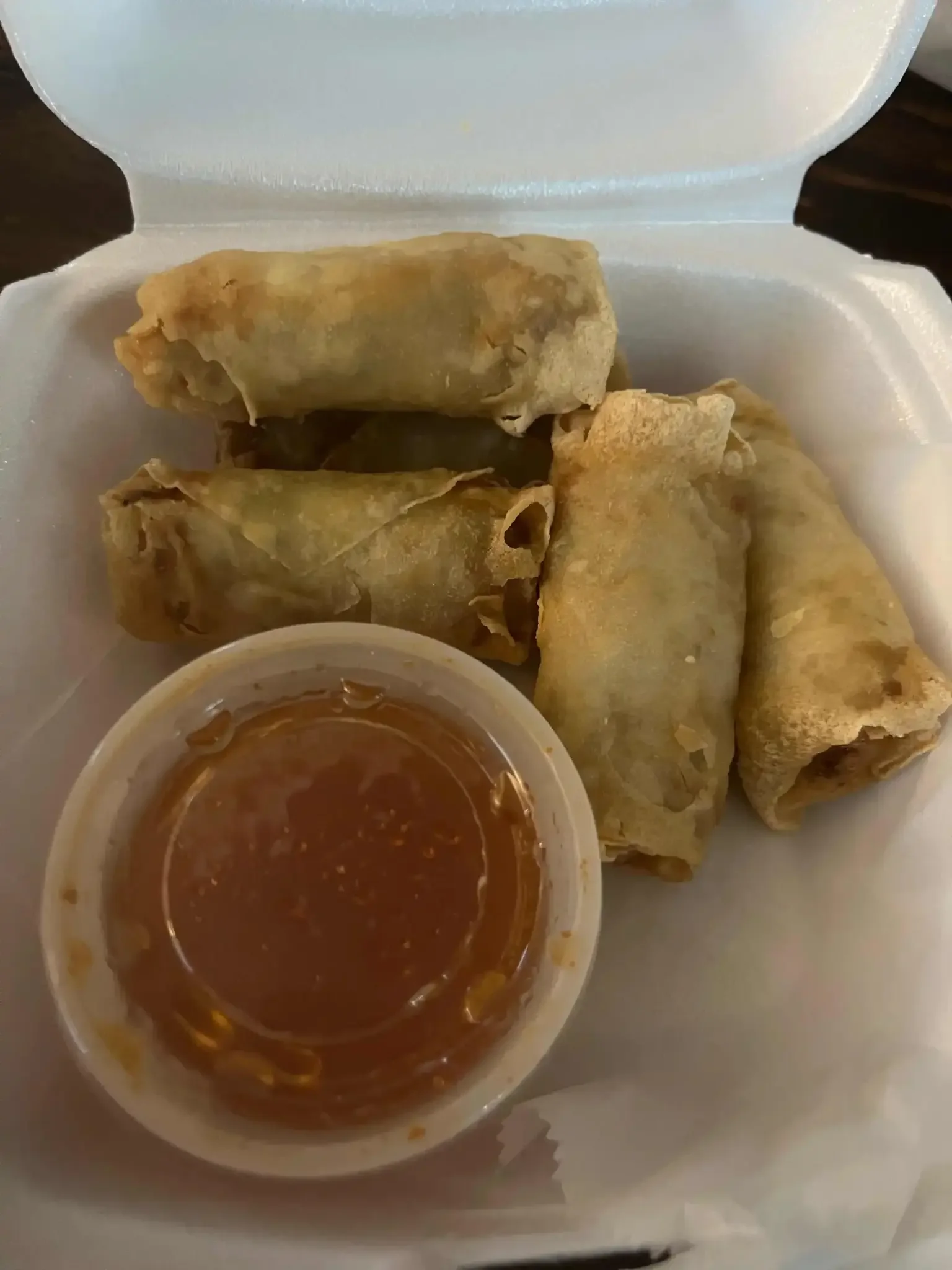 Crispy Spring Roll - Crispy fried spring rolls with vegetables