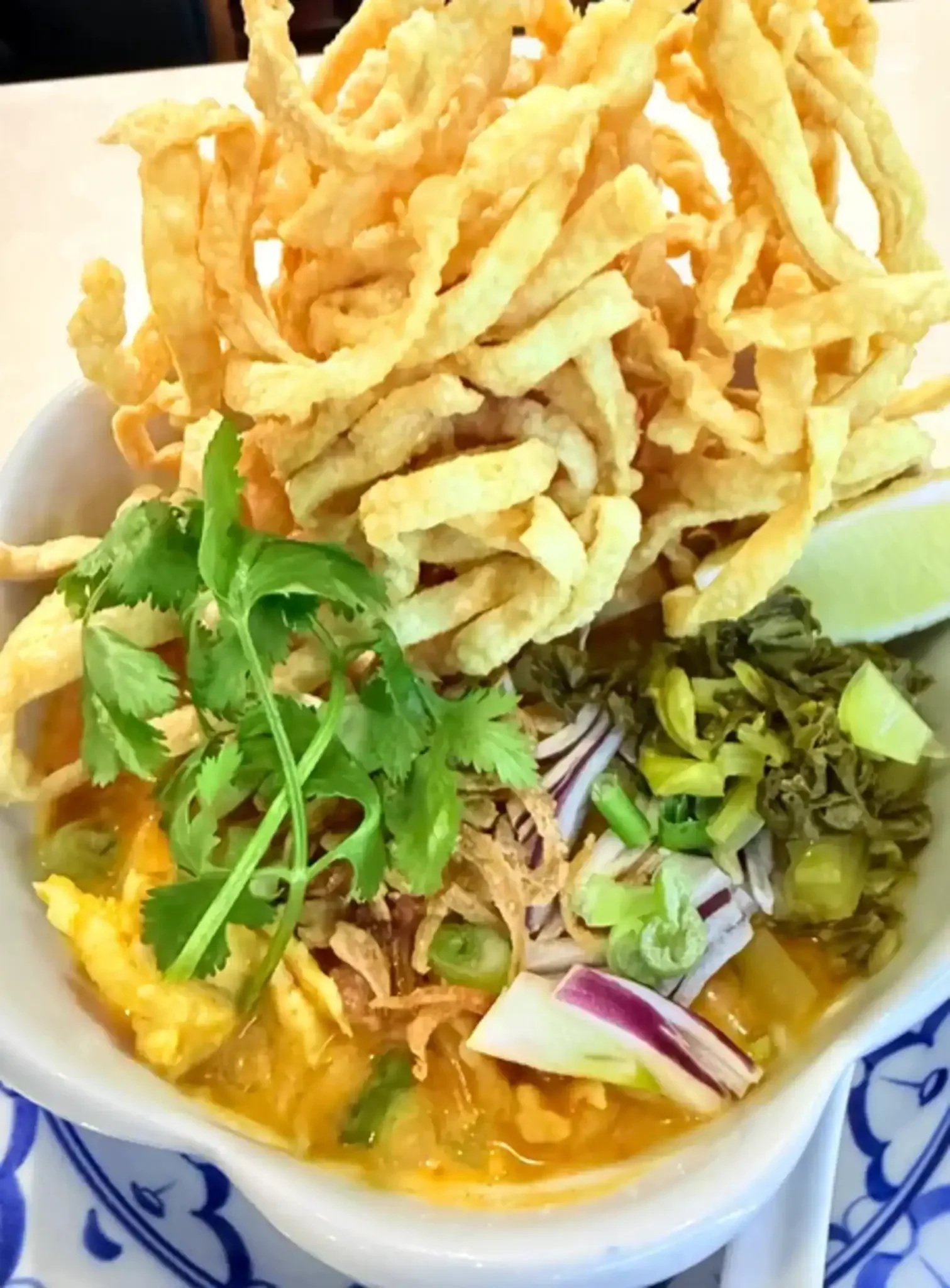 Kao Soi Noodles - Northern Thai curry noodle soup